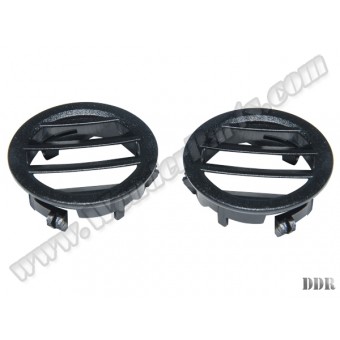 Klima/Kalorifer Izgarası W204 Set:2ad Ön Üst Siyah